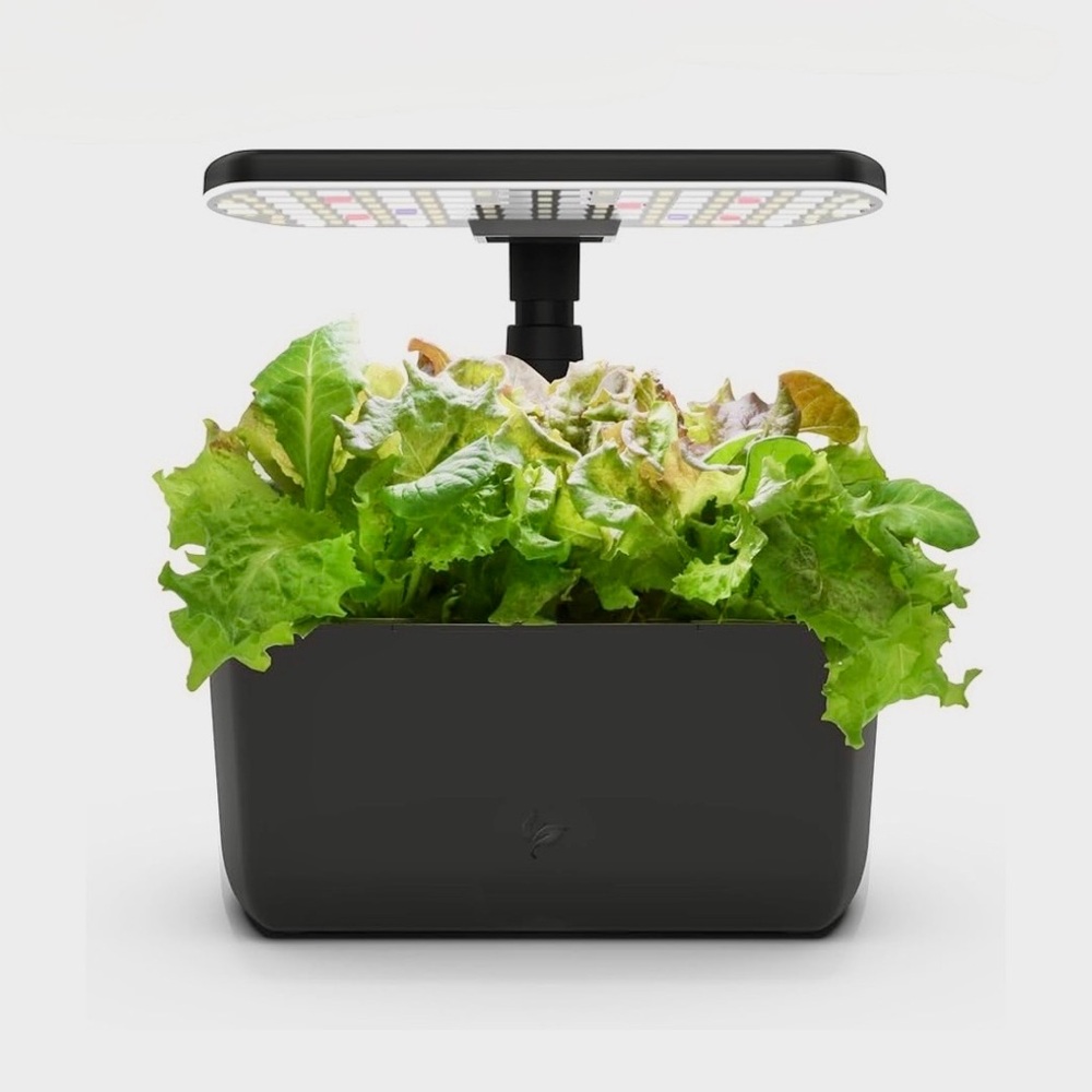 AeroGarden Harvest XL Indoor Garden Hydroponic System, LED Grow Light-Black